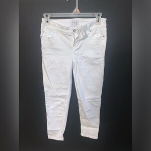 Celebrity pink crop jeans